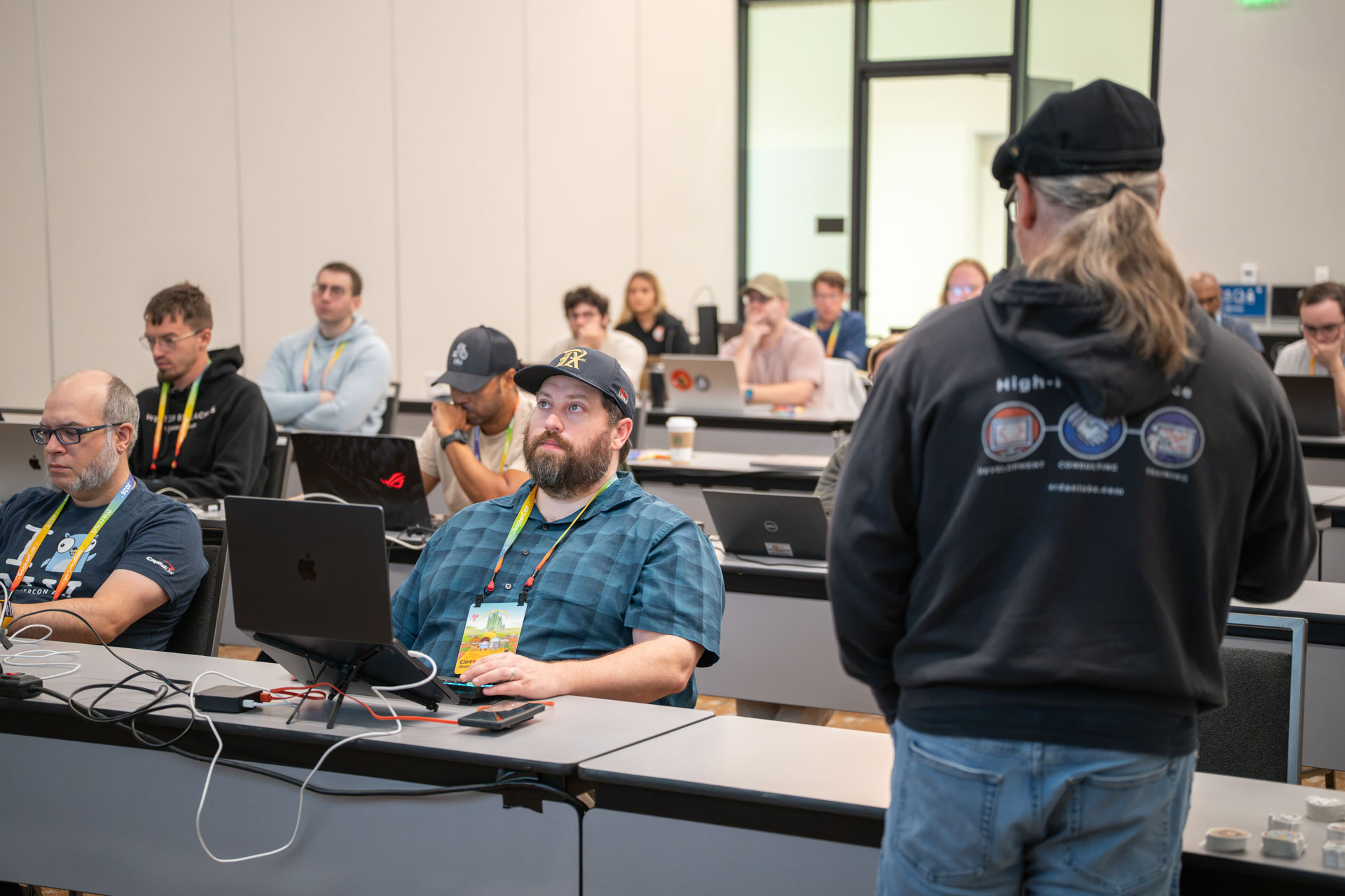 GopherCon US 2026 — Bill Kennedy fielding questions from the workshop room.