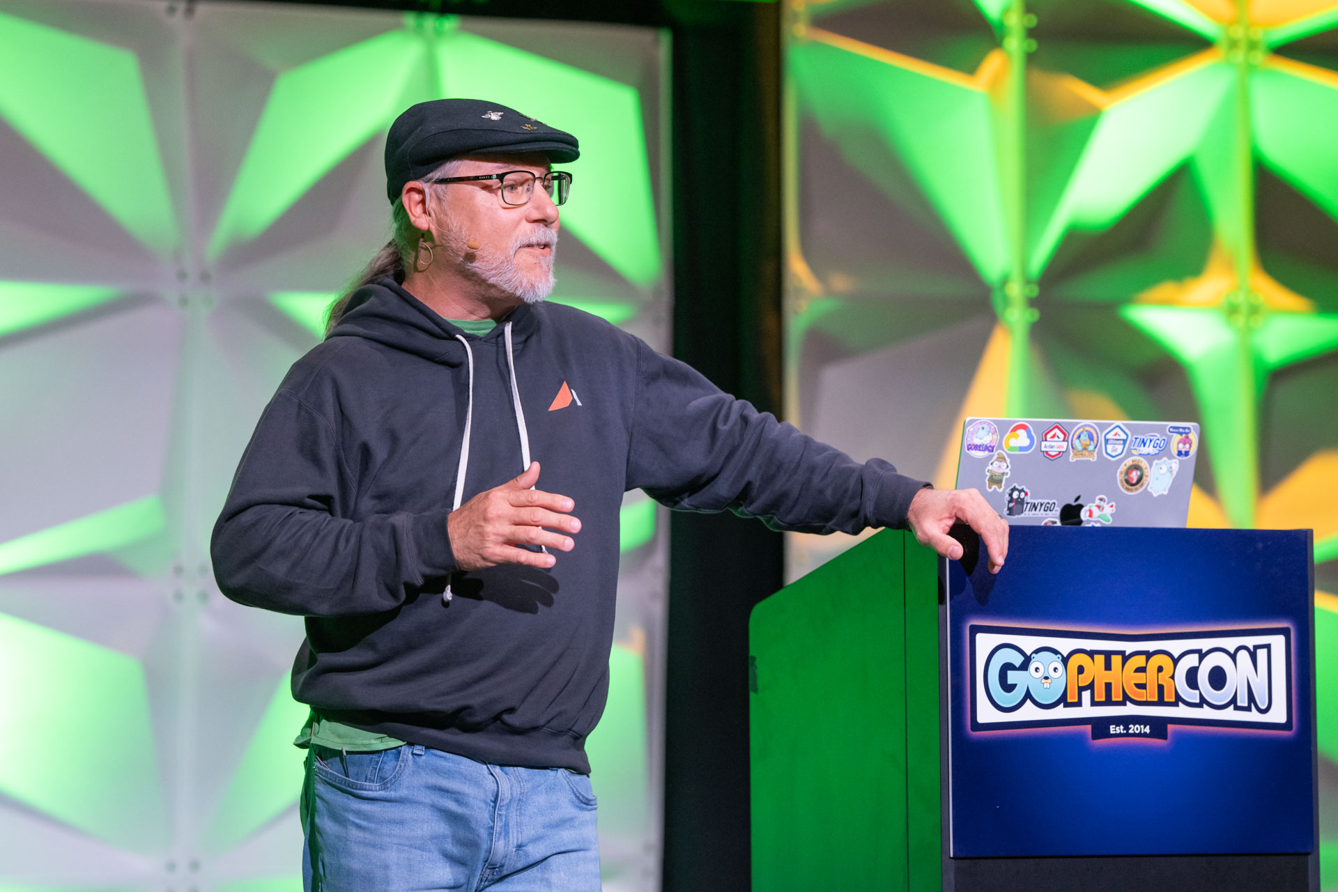 GopherCon US 2026 — Bill Kennedy walking the audience through his main stage demo.